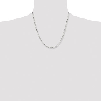 Stainless Steel Polished Fancy Link 20in Chain — alternate view