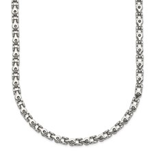 Image of Chisel Stainless Steel Polished 20 inch Fancy Link Chain