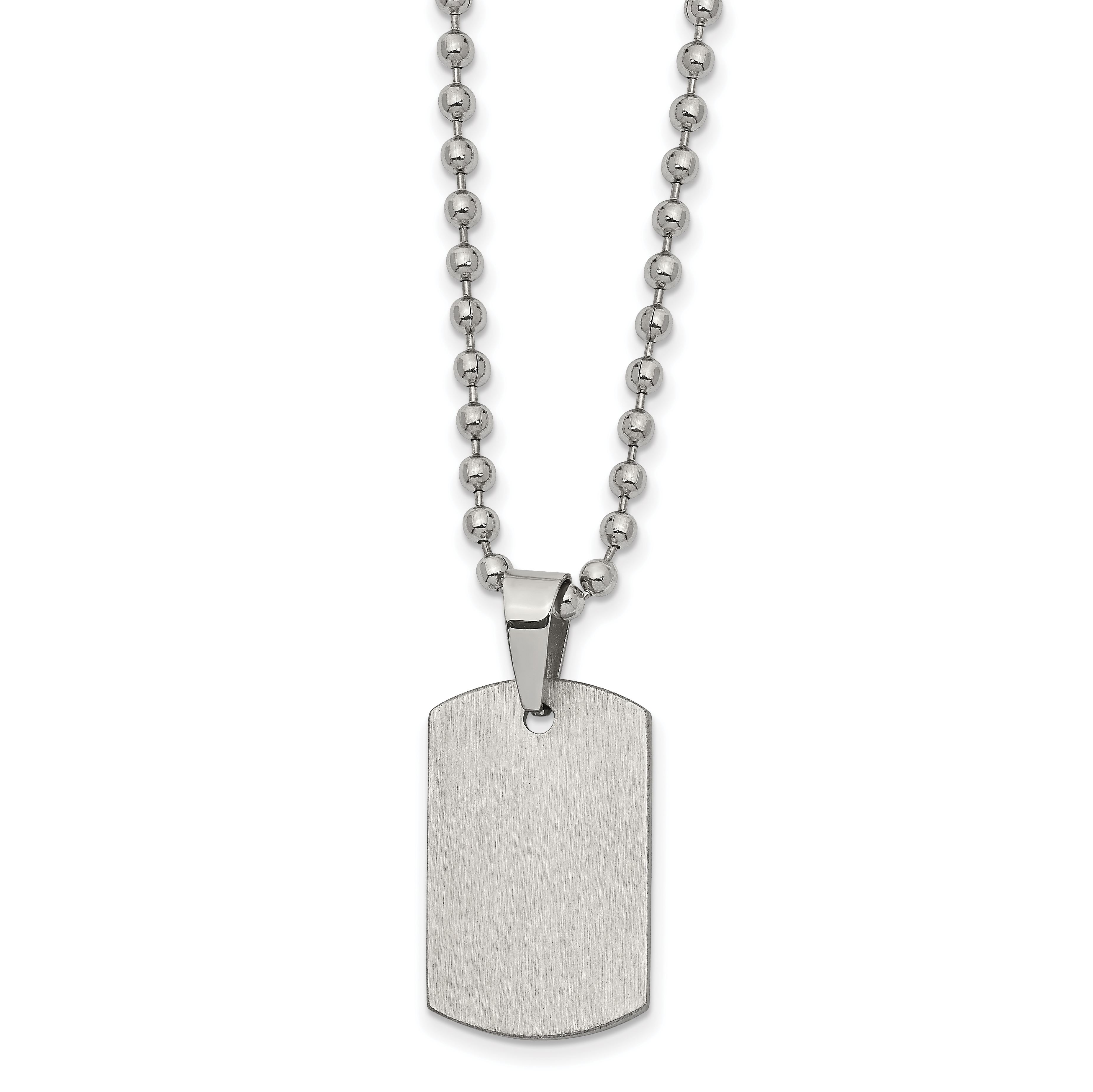 Men's Stainless Steel Fleur De Lis Dog Tag Chain Necklace : Target