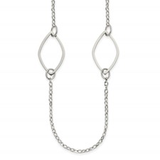 Image of Chisel Stainless Steel Polished Fancy Link 36 inch Necklace