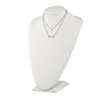 Chisel Stainless Steel Polished Heart and Bar Multi Strand 15.5 inch Cable Chain with a 1.5 inch Extension Necklace — alternate view