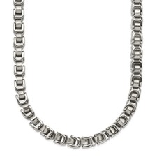 Image of Chisel Stainless Steel Polished 24 inch Chain Link Necklace