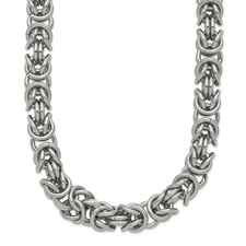 Image of Chisel Stainless Steel Polished 8mm 24 inch Fancy Link Necklace