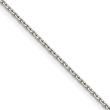 Image of Chisel Stainless Steel Polished 1.5mm 18 inch Fancy Link Chain