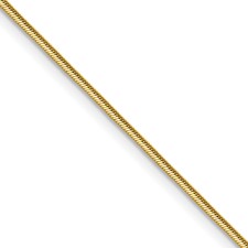 Image of Chisel Stainless Steel Polished Yellow IP-plated 1.5mm 18 inch Snake Chain