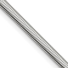 Image of Chisel Stainless Steel Polished 4.2mm 24 inch Flat Snake Chain