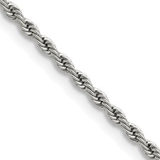 3.0mm Sterling Silver Oxidized Wheat Necklace Chain for Pendants 