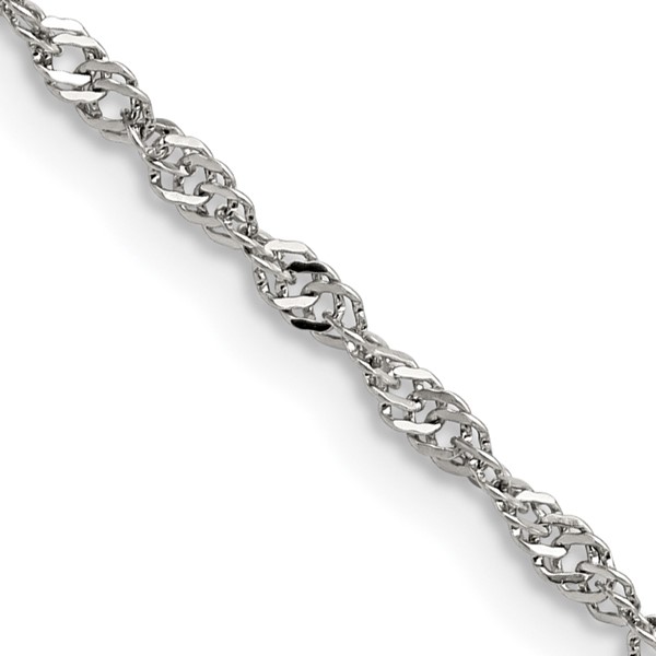 Chisel Stainless Steel Singapore Chain