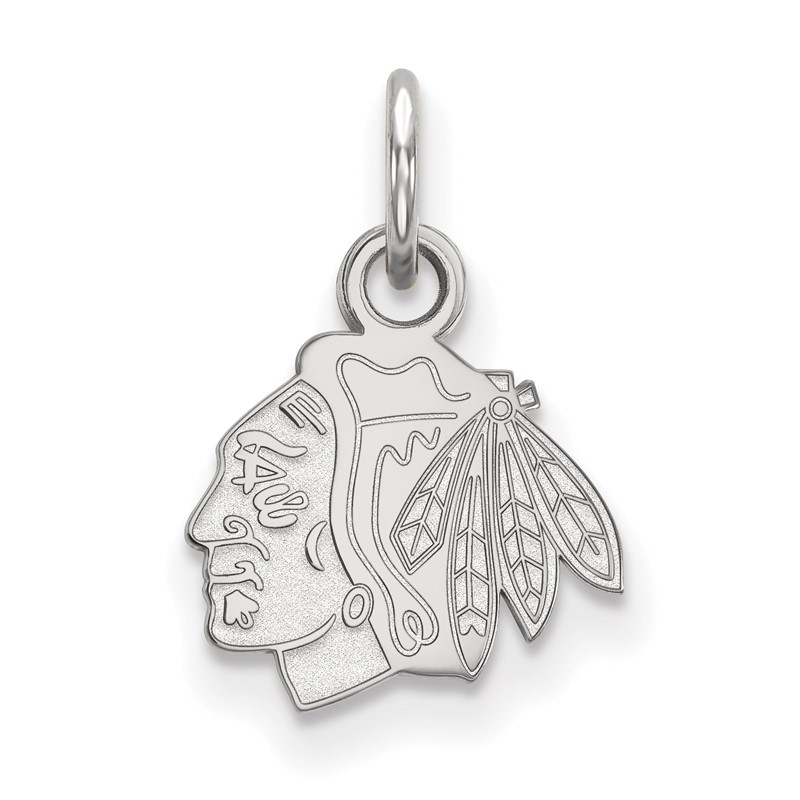 Zales NCAA Team Logo Football Pendant in Sterling Silver (Select Team)