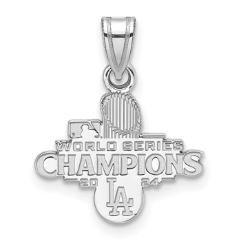 SS 2024 World Series Champions Los Angeles Dodgers Small Pendant