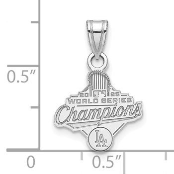 SS 2025 World Series Champions Los Angeles Dodgers Small Pendant — alternate view
