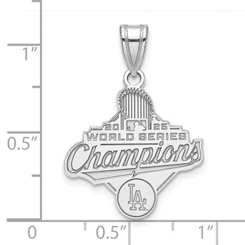 SS 2025 World Series Champions Los Angeles Dodgers Large Pendant — alternate view