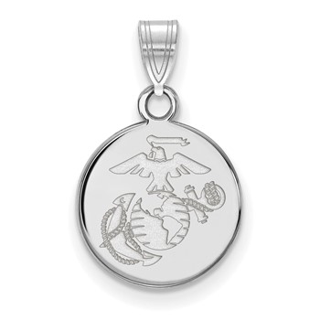 14kw Small U.S. Marine Corps Disc Pendant