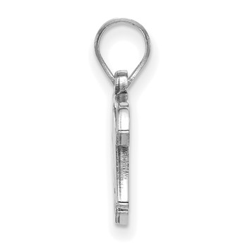 14k White Gold Major League Baseball LogoArt Minnesota Twins T-C Small Pendant — alternate view