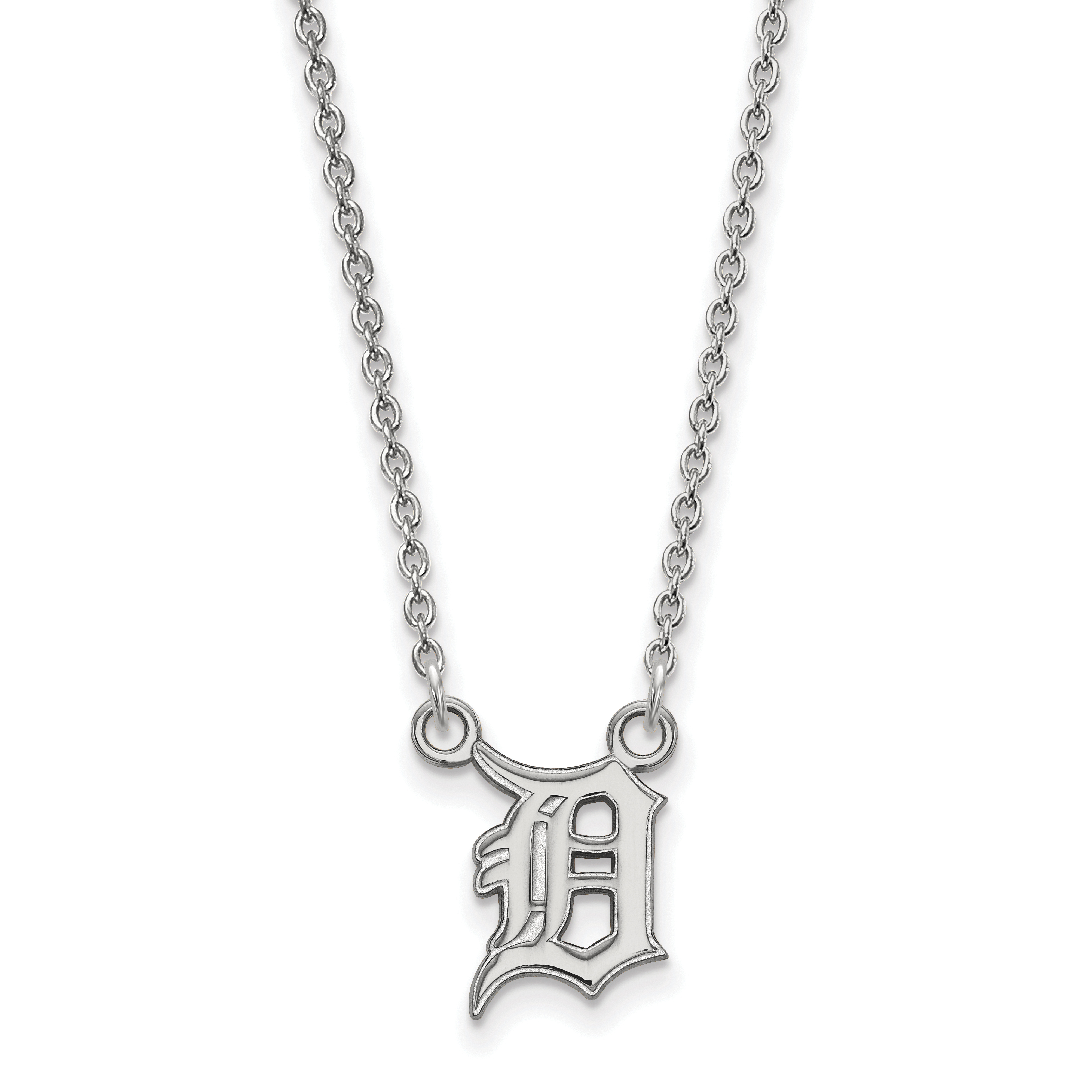 Initial Capital D Charm Pendant Chain Necklace Spring Clasp 925 Sterling  Silver Handmade Jewelry at Rs 762.36/piece in Jaipur