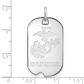 10kw U.S. Marine Corps Large Dog Tag — alternate view