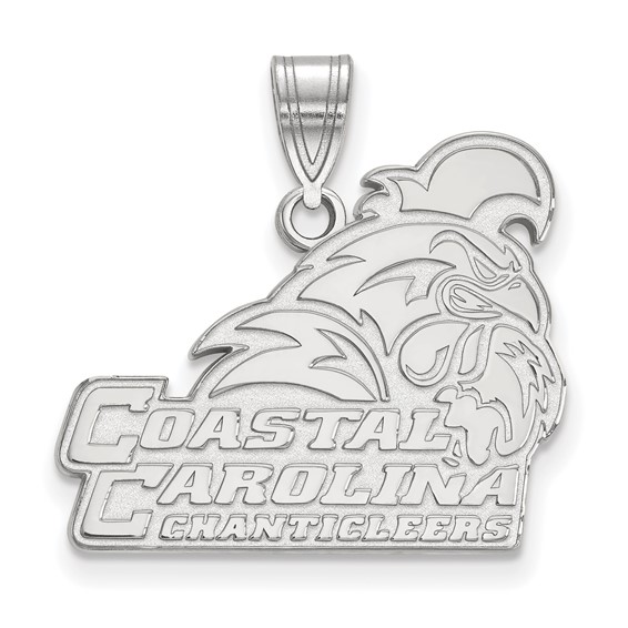 10k White Gold LogoArt Coastal Carolina University Chanticleers