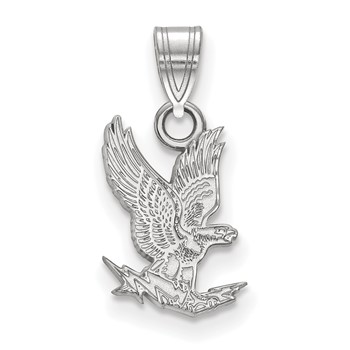 14k White Gold LogoArt United States Air Force Academy Falcon Small Pendant