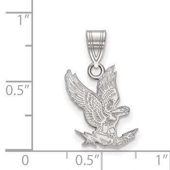 14k White Gold LogoArt United States Air Force Academy Falcon Medium Pendant — alternate view