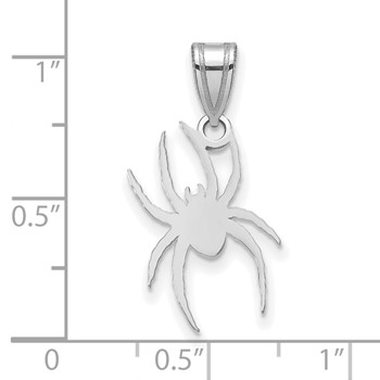 Sterling Silver University of Richmond Large Spider Pendant — alternate view