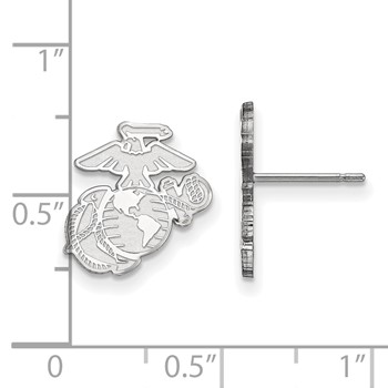 10kw U.S. Marine Corps Post Earrings — alternate view