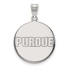 SS Purdue Boilermakers Train Logo Large Enameled Pendant | eBay 14k White Gold Purdue Large Logo Dog Tag Pendant display picture 1