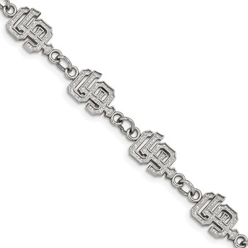 Stainless Steel Major League Baseball LogoArt San Francisco Giants w/1.5in ext Bracelet