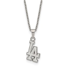 Los Angeles Dodgers Large Pendant 10K Yellow Gold 1Y004DOD