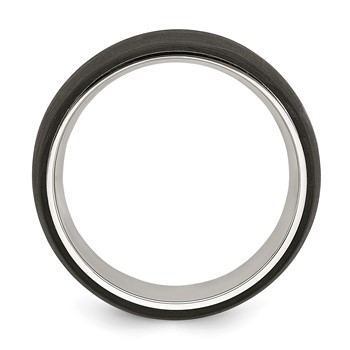 Stainless Steel 8MM With Forged Carbon Fiber Band — alternate view