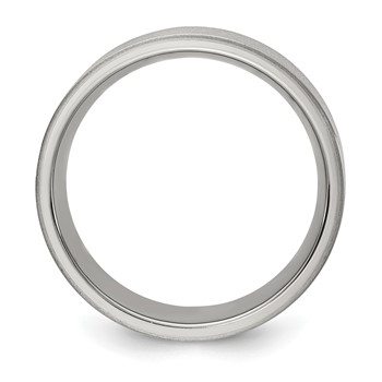 Titanium Diamond Cross Ring — alternate view