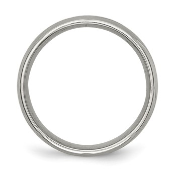 Chisel Titanium Satin 8mm Swirl Design Band — alternate view