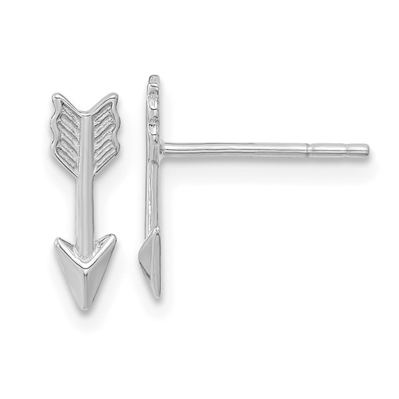 14k Yellow Gold Polished Arrow Post Earrings 14k Yellow Gold Polished Arrow Post Earrings