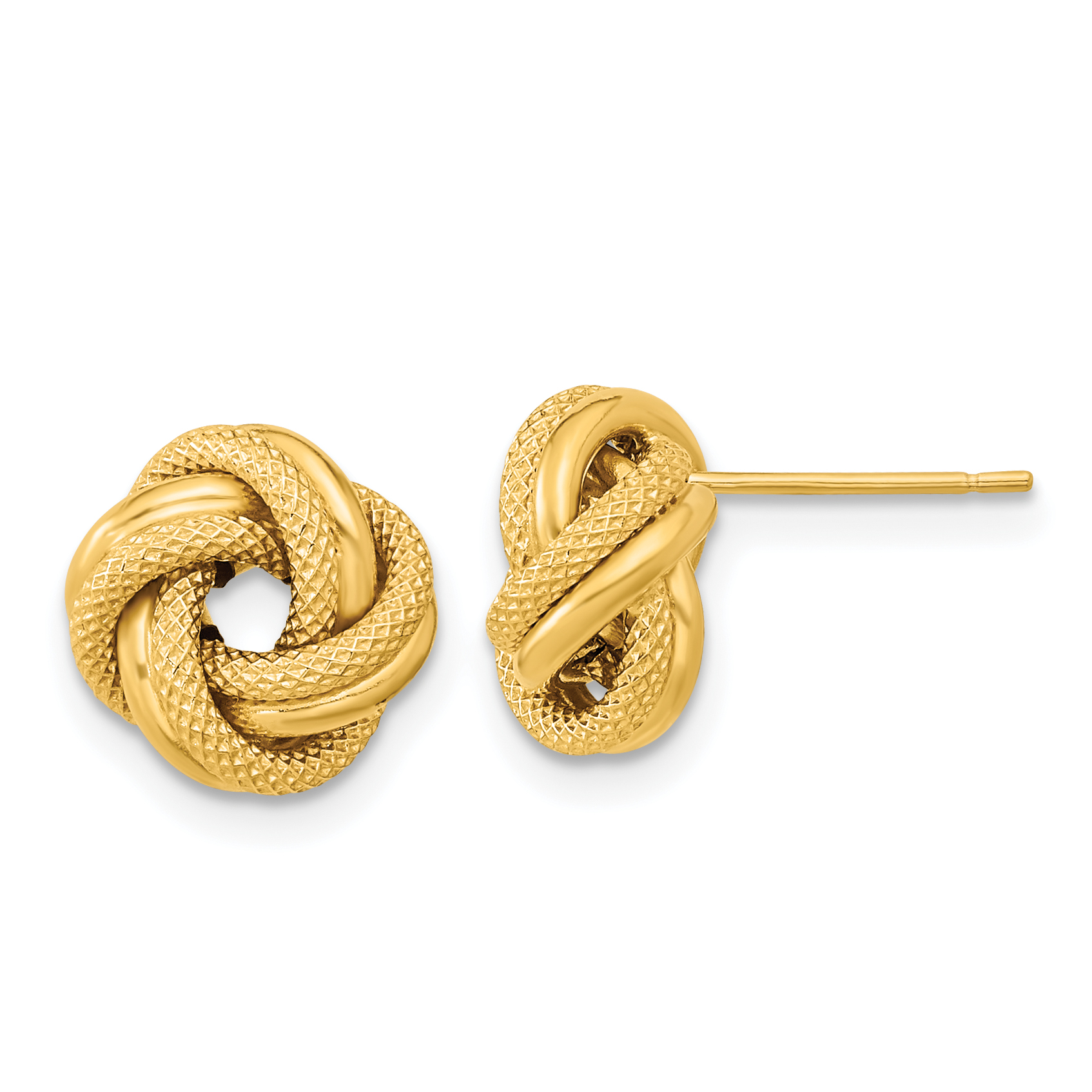 14K Lab Grown VS/SI+ G+ Dia Post Earrings - Quality Gold