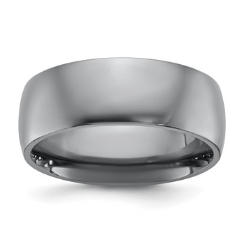 Chisel Tantalum Polished 8mm Band