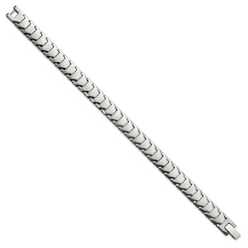 Chisel Tungsten Polished 9 inch Bracelet — alternate view