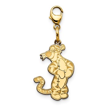 14k Disney Tigger Lobster Clasp Charm
