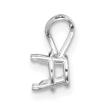 14kw Round 4-Prong Cast Heavy Weight 2.00ct. Pendant Setting — alternate view