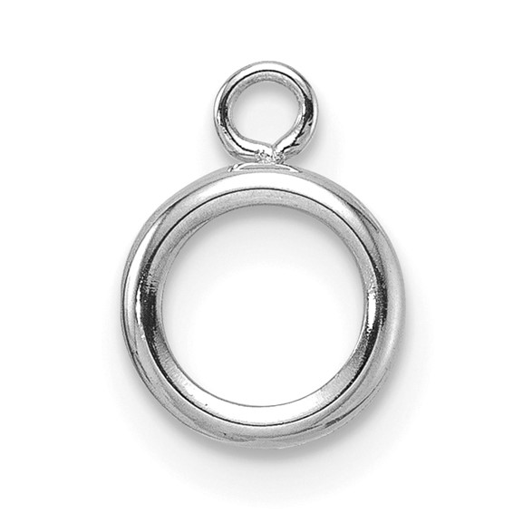 J Hook Jewelry Clasp with Ring Sterling Silver 20mm 1 per ba