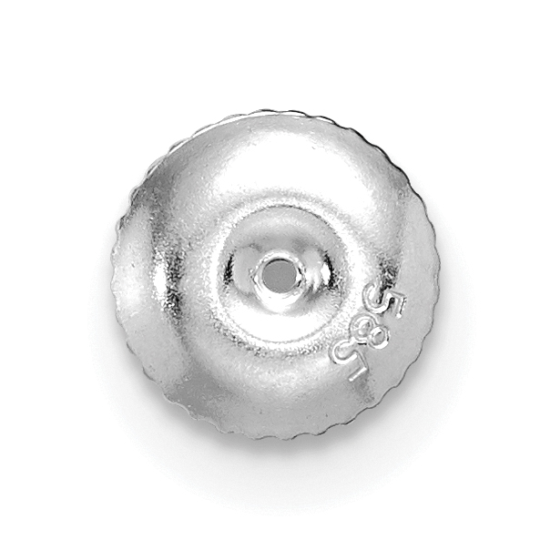 14k WG Single 2 Hole Threaded Ear Nut