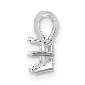 14kw Round 6-Prong Cast Heavy Weight 5.6mm Pendant Setting — alternate view