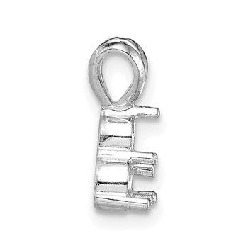 14kw Round 3-Stone .25ct. Pendant Setting — alternate view