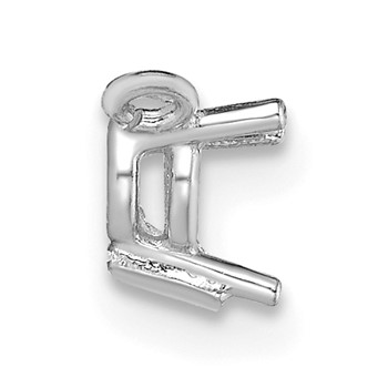 14kw Round 3-Prong Necklace Center .40ct. Pendant Setting — alternate view