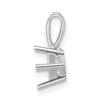 14kw Princess 4-Prong 6.0mm Pendant Setting — alternate view