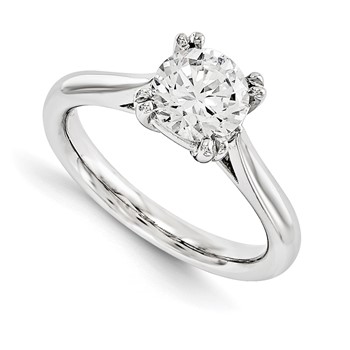 14KW AA Diamond Solitaire Engagement Ring