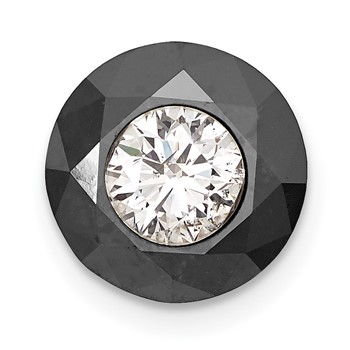 White Night Black & White 4.25ct. AA Diamond Single Stud Earring