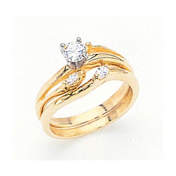 14k Diamond Solitaire Ring