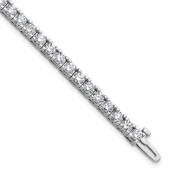 14k White Gold Tennis Bracelet Mounting Quality Gold