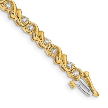 14K Lab Grown Diamond VS/SI FGH Tennis Bracelet