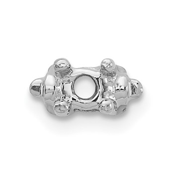 14k White Gold Head Holds up to 2.8mm for X853 Add-a-Diamond Tennis Bracelet