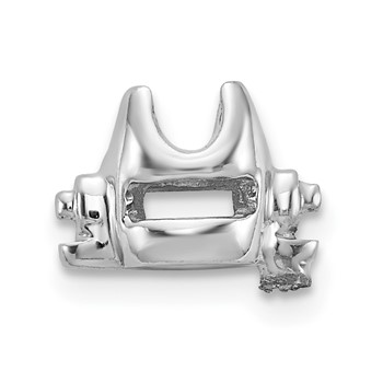 14k White Gold Head Holds up to 3.25mm for X900/X901 Add-a Diamond Bracelet — alternate view